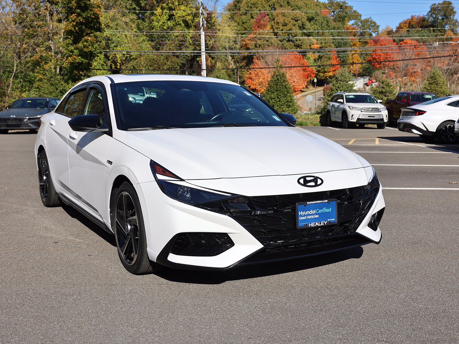 Photo view of 2023 Hyundai Elantra in White