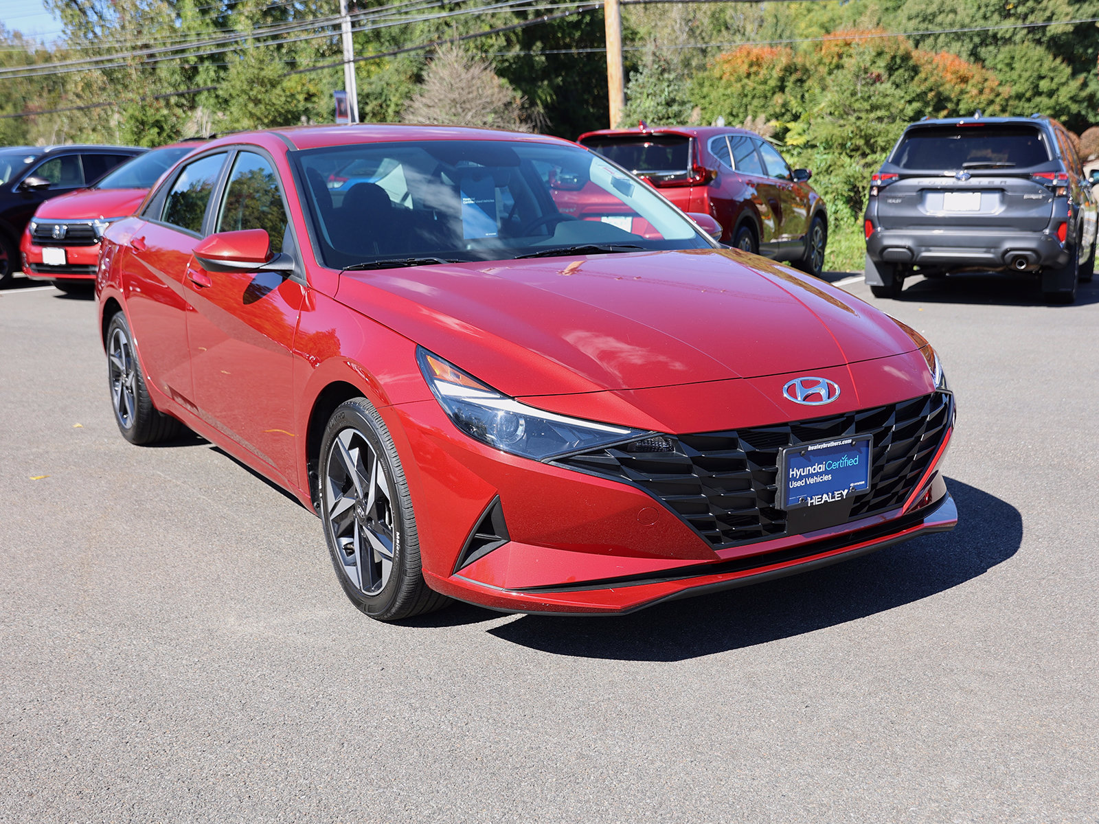 Photo view of 2023 Hyundai Elantra in Red
