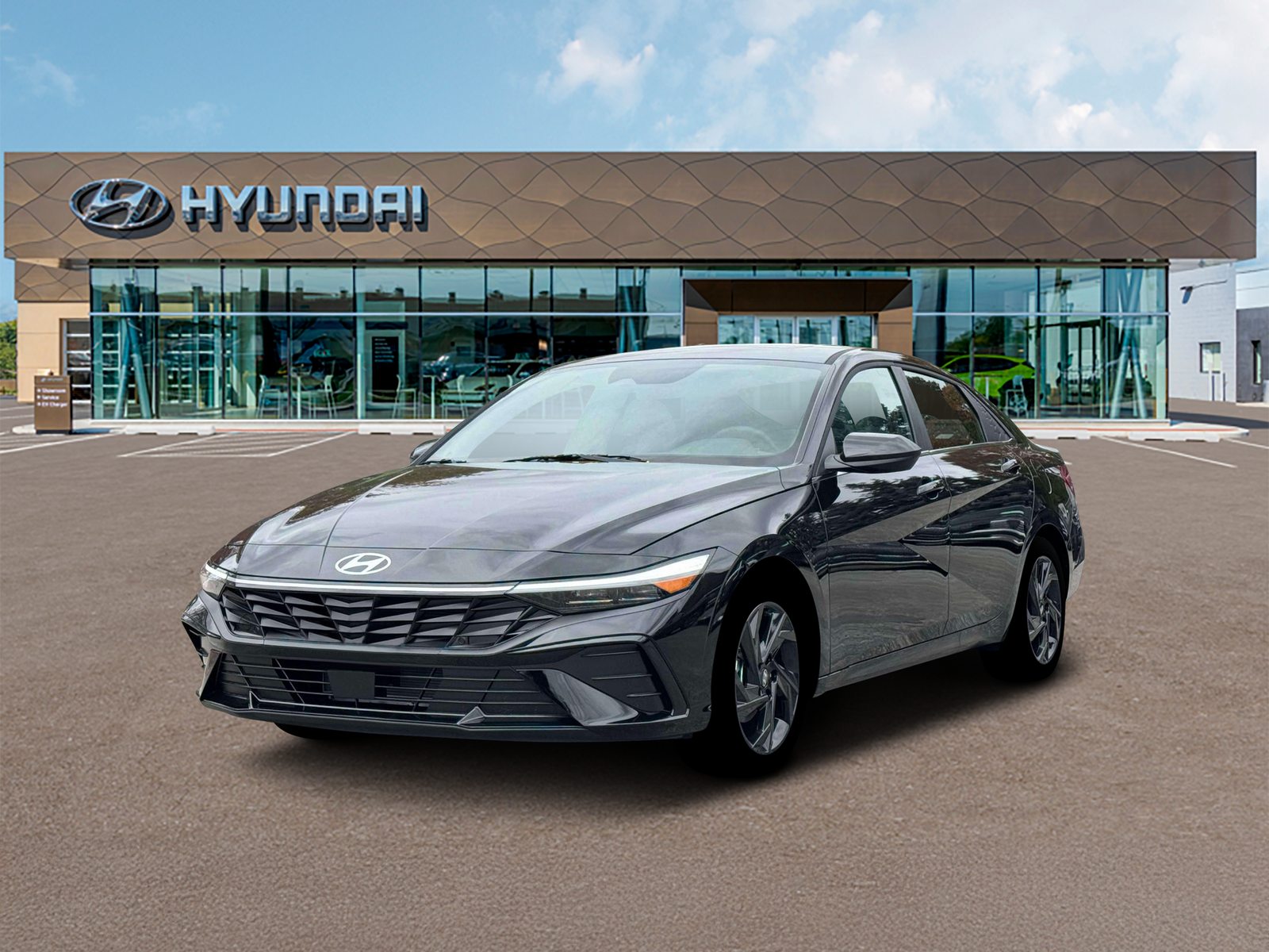 Photo view of 2026 Hyundai Elantra in Black