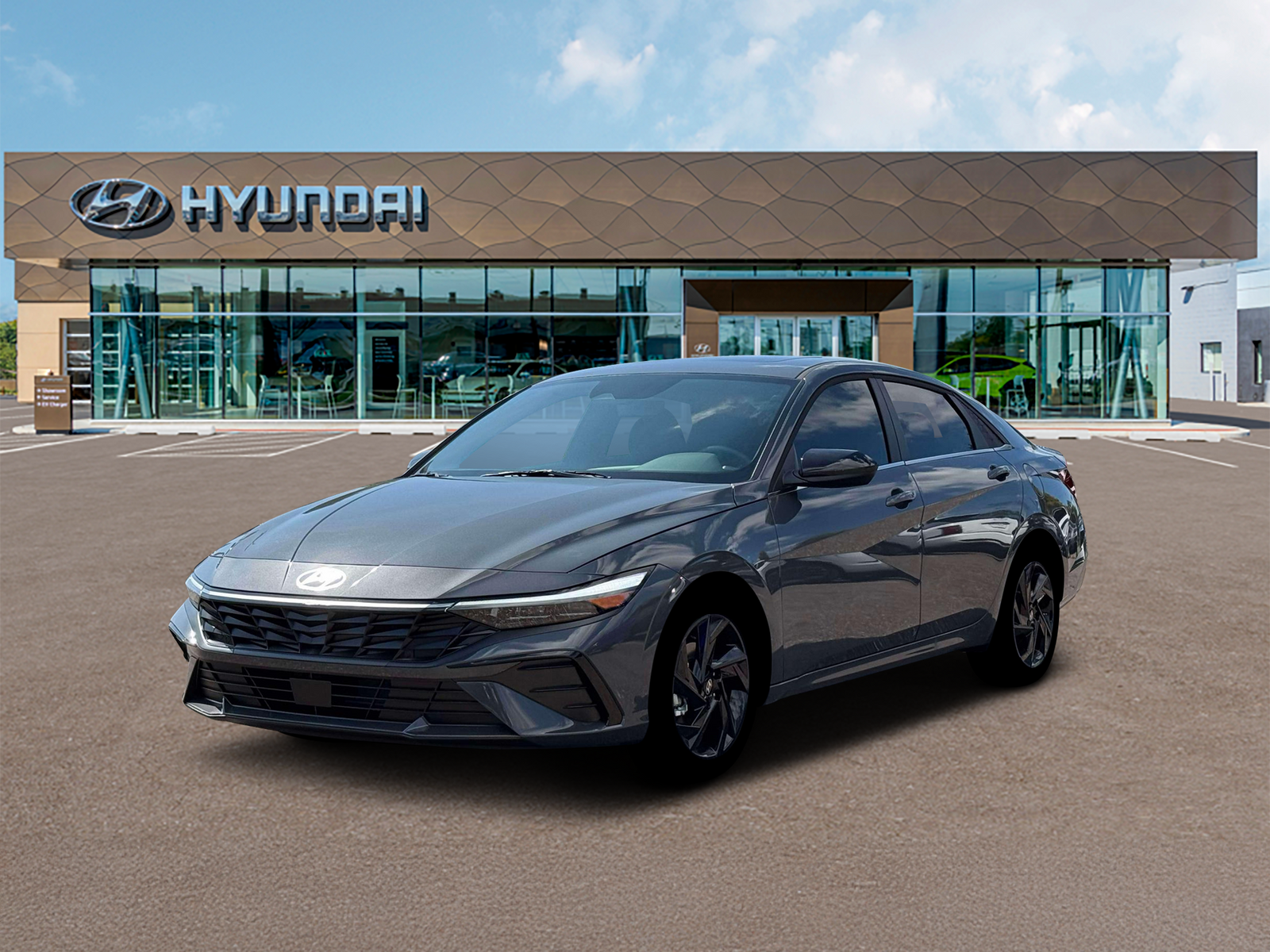 Photo view of 2026 Hyundai Elantra in Gray