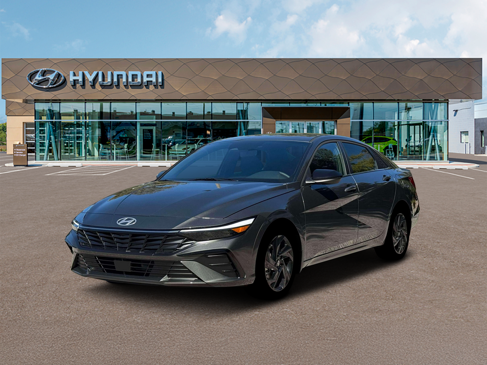 Photo view of 2026 Hyundai Elantra in Gray