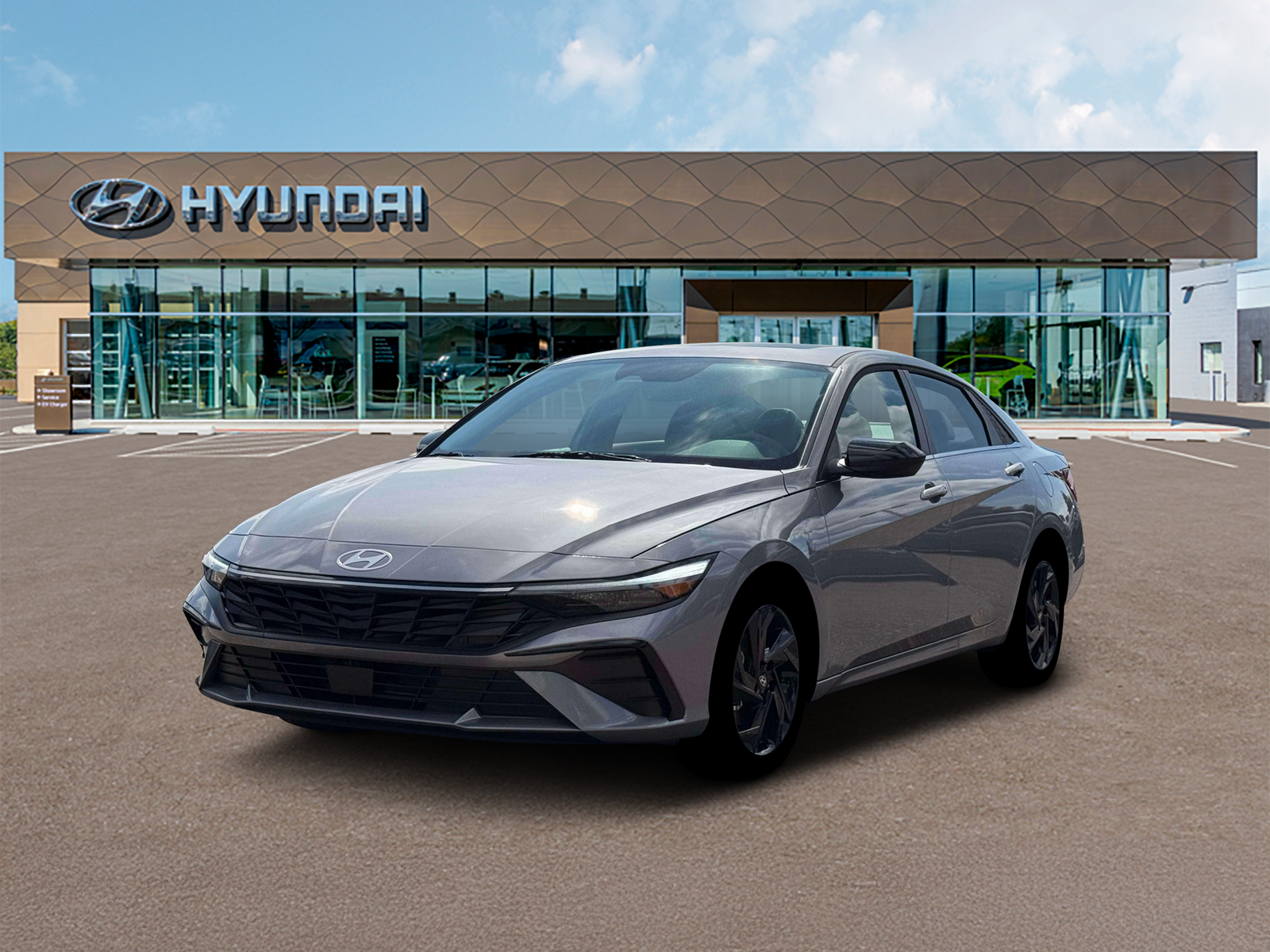 Photo view of 2026 Hyundai Elantra in Gray