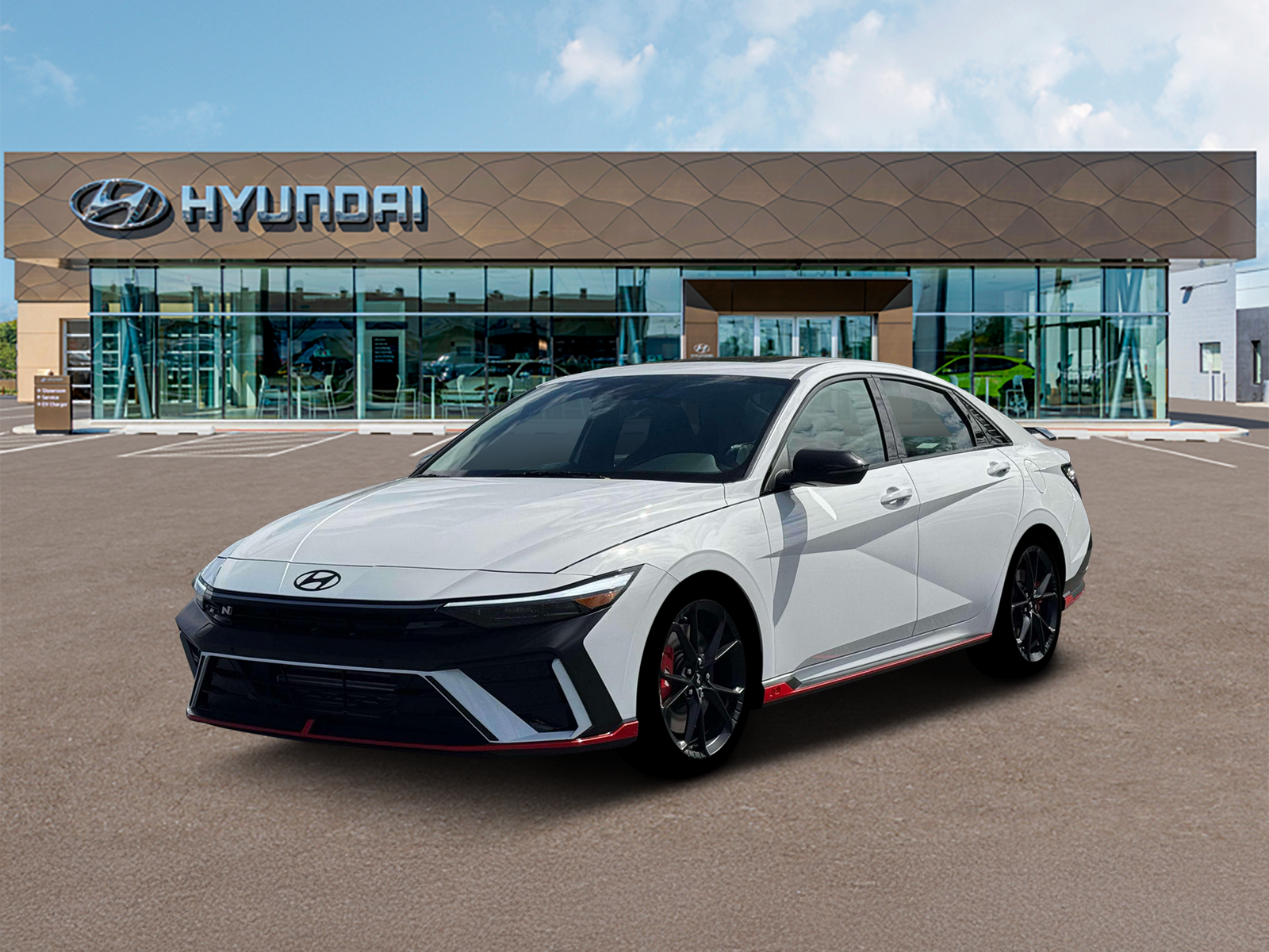 Photo view of 2026 Hyundai Elantra N in White