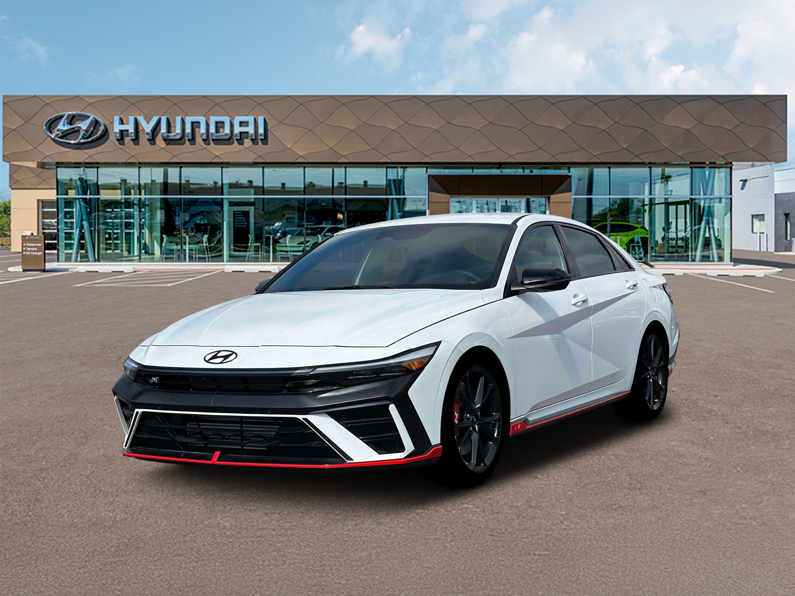Photo view of 2026 Hyundai Elantra N in White