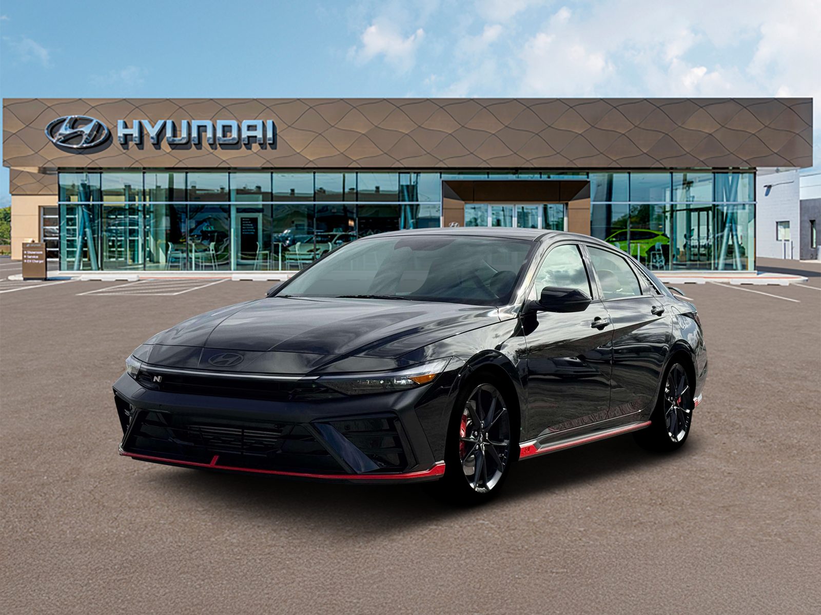 Photo view of 2026 Hyundai Elantra N in Black