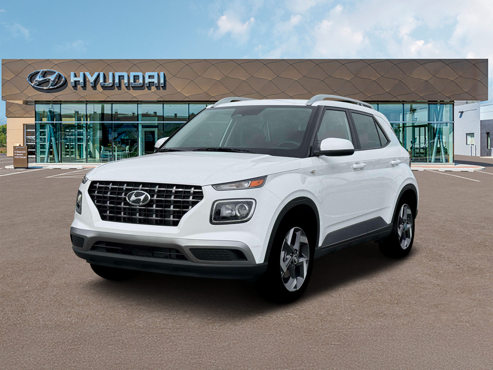 Photo view of 2026 Hyundai Venue in White