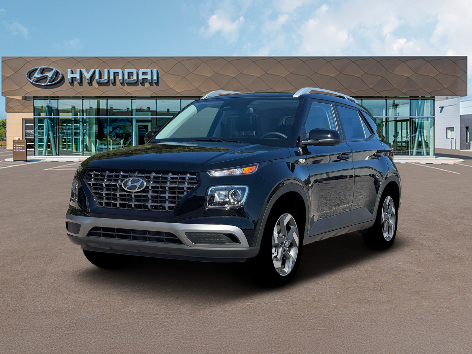 Photo view of 2026 Hyundai Venue in Black