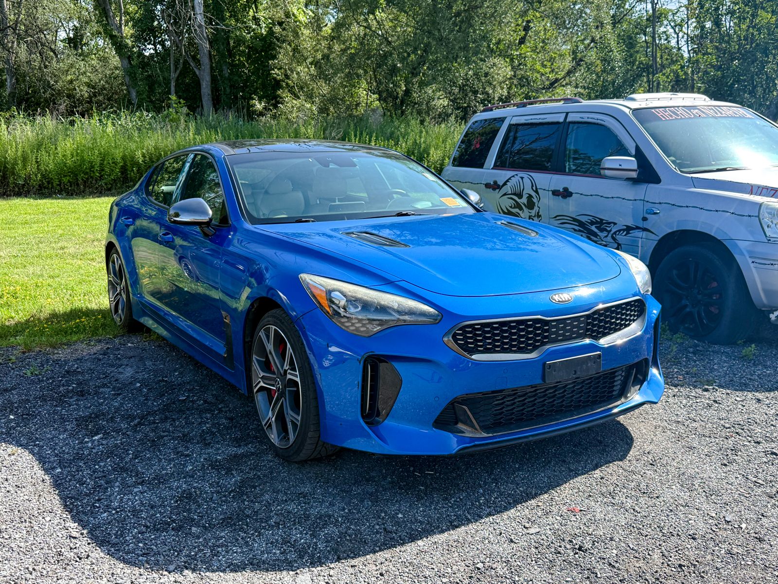 Photo view of 2018 Kia Stinger in Blue
