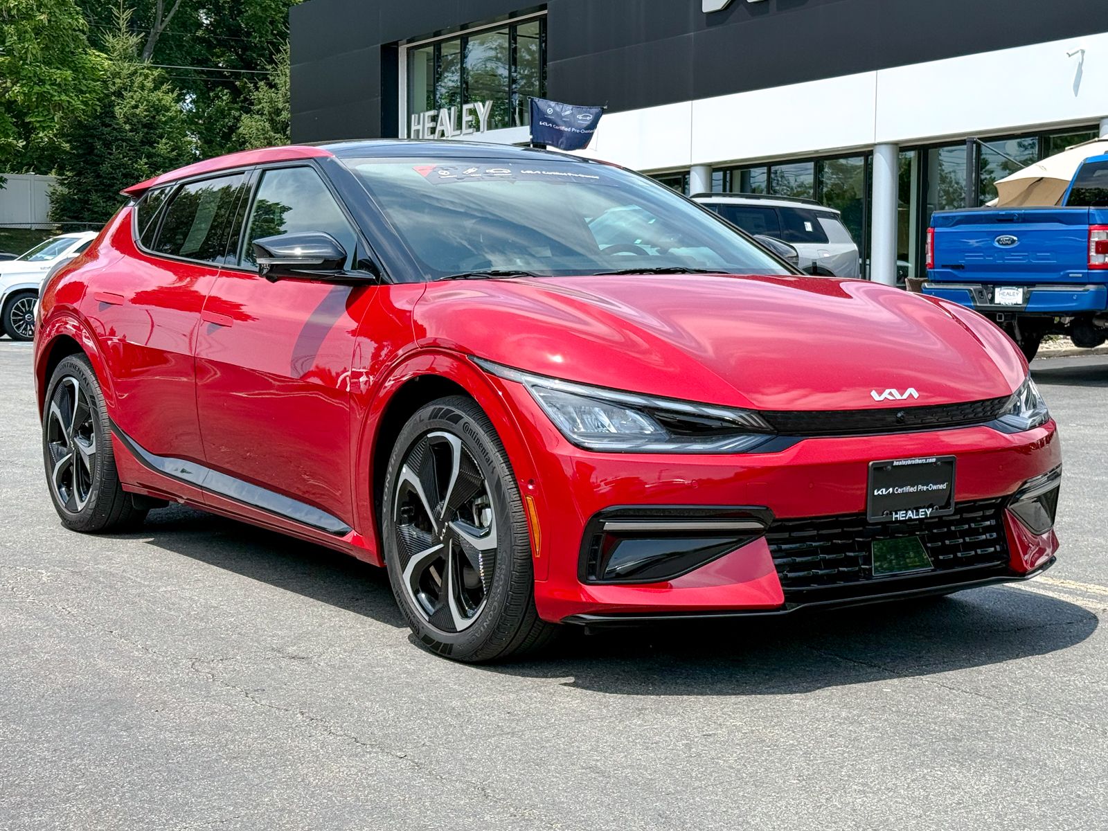 Photo view of 2023 Kia EV6 in Red