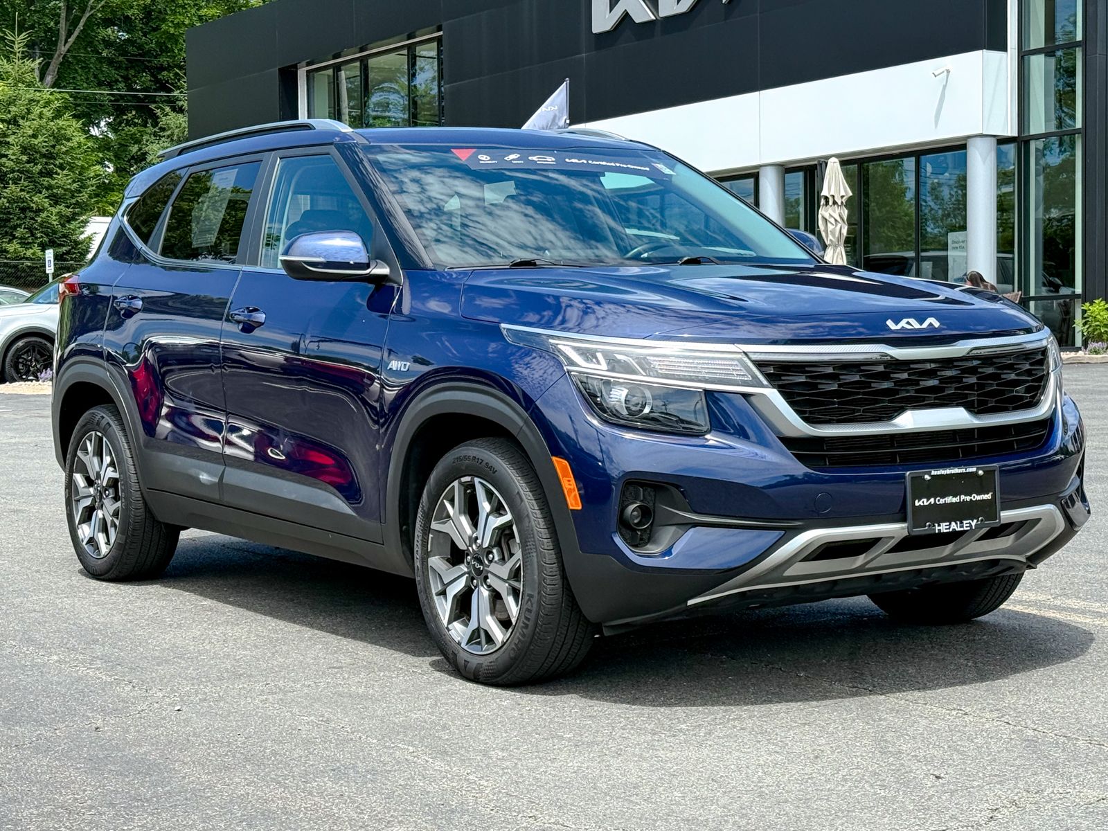 Photo view of 2023 Kia Seltos in Blue