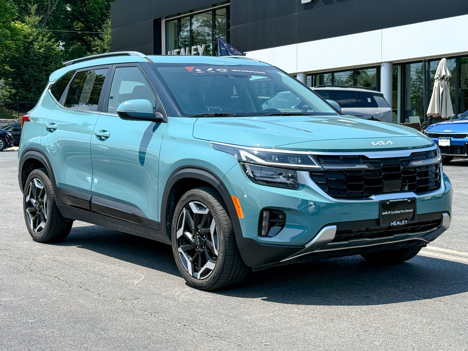 Photo view of 2024 Kia Seltos in Blue