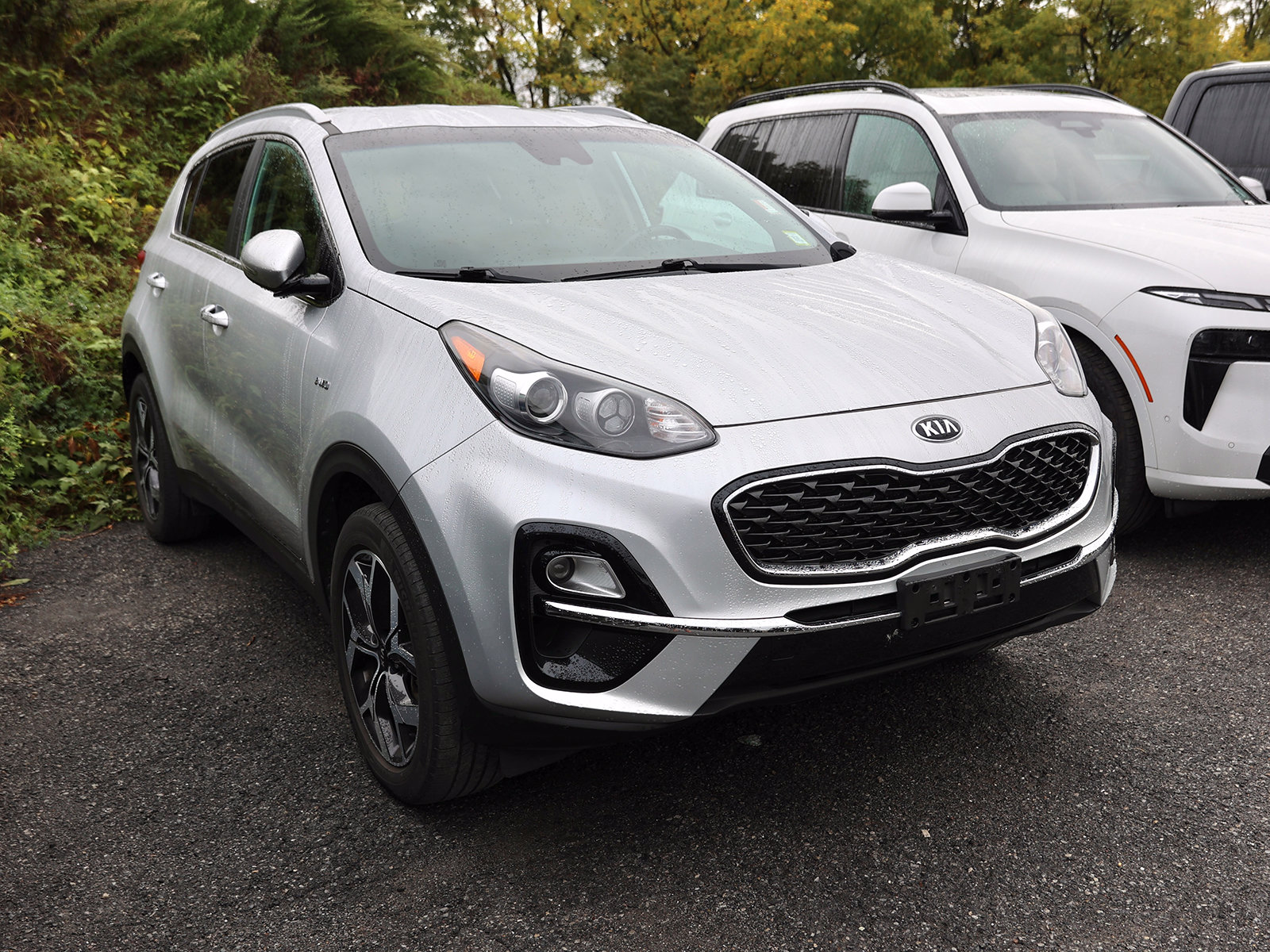 Photo view of 2021 Kia Sportage in Silver