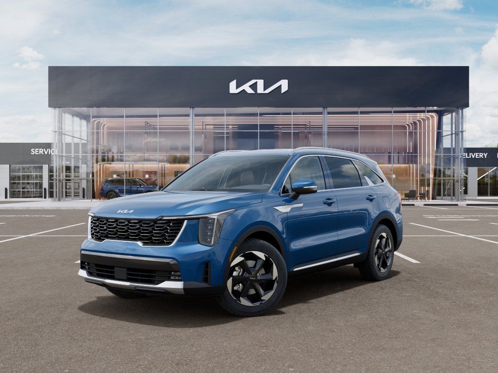 Photo view of 2026 Kia Sorento Hybrid in Blue