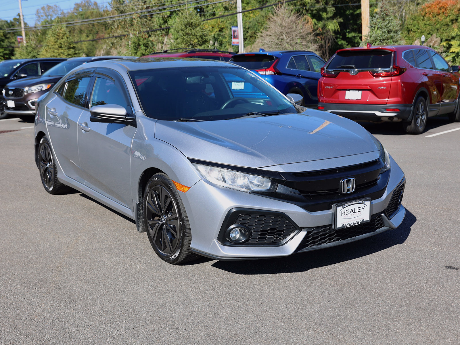 Photo view of 2018 Honda Civic Hatchback in Silver