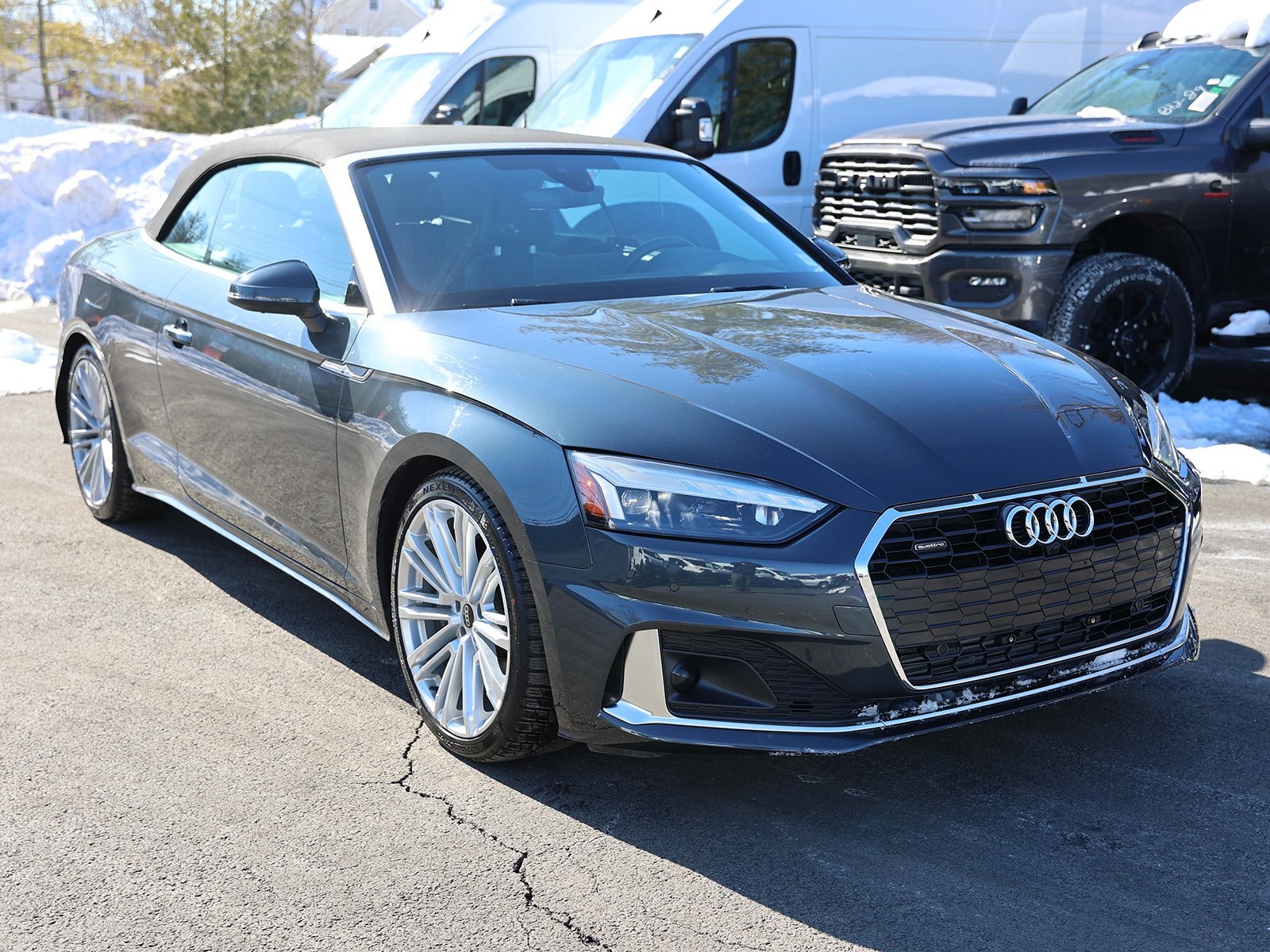 Photo view of 2022 Audi A5 Cabriolet in Gray