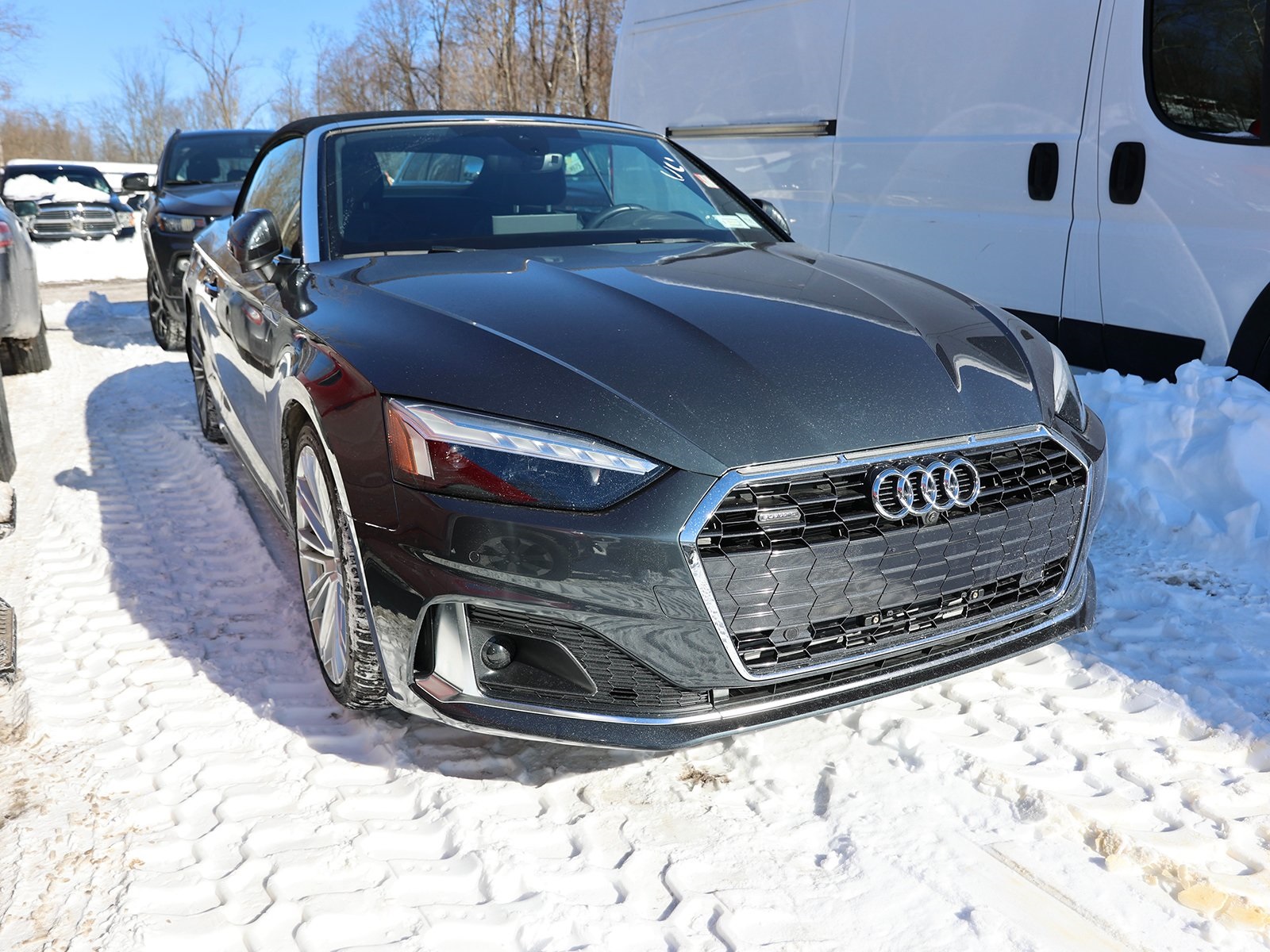 Photo view of 2022 Audi A5 Cabriolet in Gray