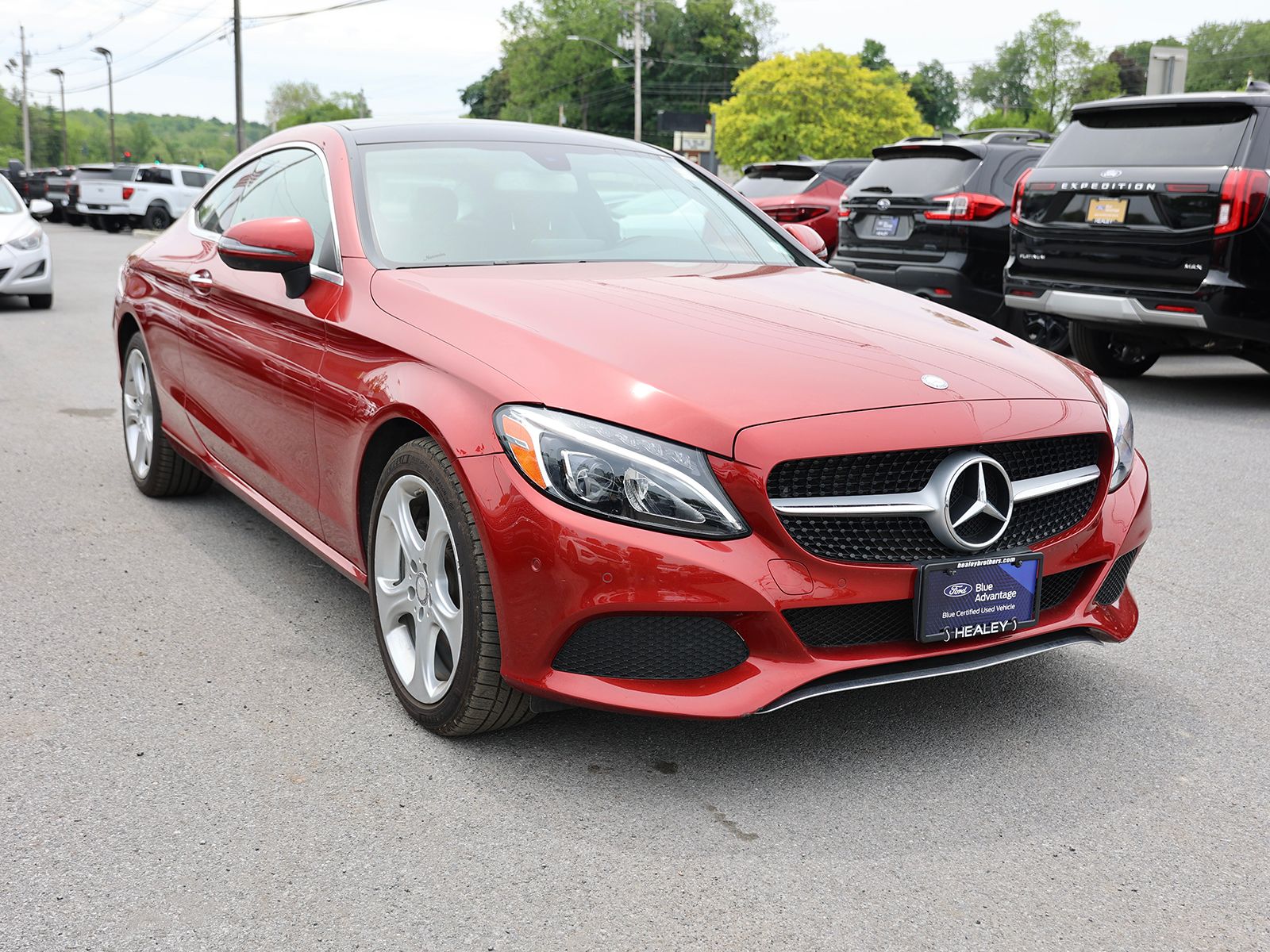 Photo view of 2017 Mercedes-Benz C-Class in Red