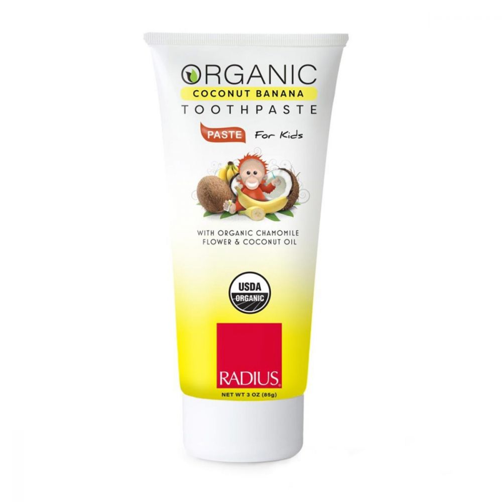 RADIUS BANANA  COCONUT OIL TOOTHPASTE KIDS