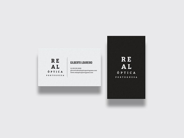 Optical Business Card Design by HYPdesign