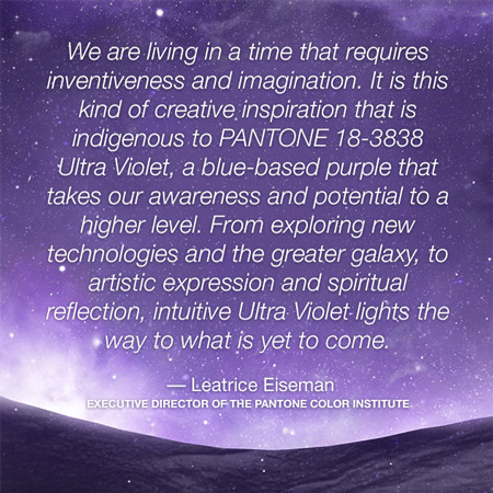 Pantone Color - Ultra Violet