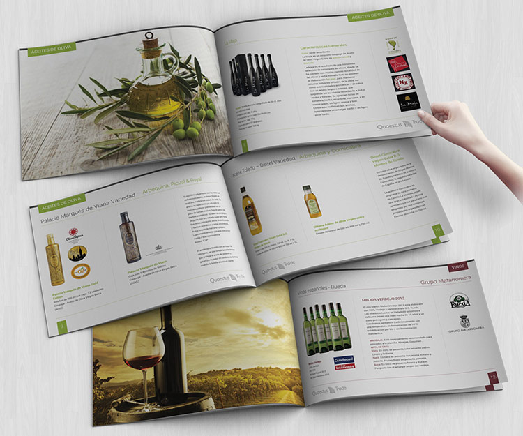 Modern, sleek catalogue design for wine products by Oilegak
