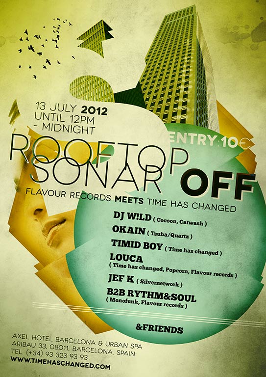 Abstract, party flyer design by Attila