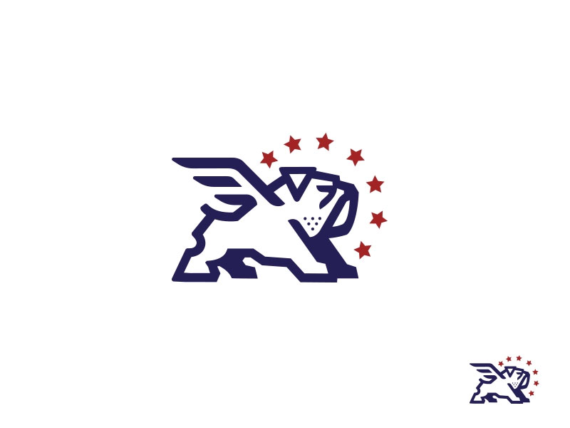 Bulldog Logo Design by Mike Bruner