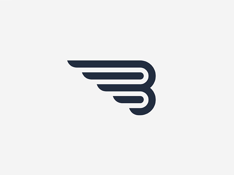Wind Logo Design by Ryan Brown