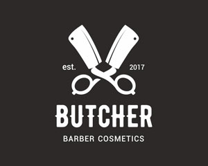 Logo de cuchillo de carnicero por Ilsixo_O