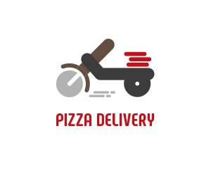Pizza Cutter Logo Design by Papergraphic