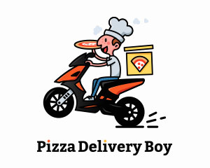 Pizza Logo Design by Manu
