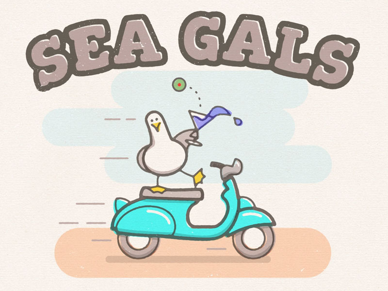 Seagull Logo Design by Darrel