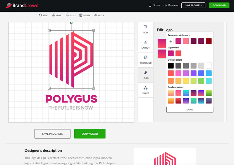 Changing the Technology Logo Color