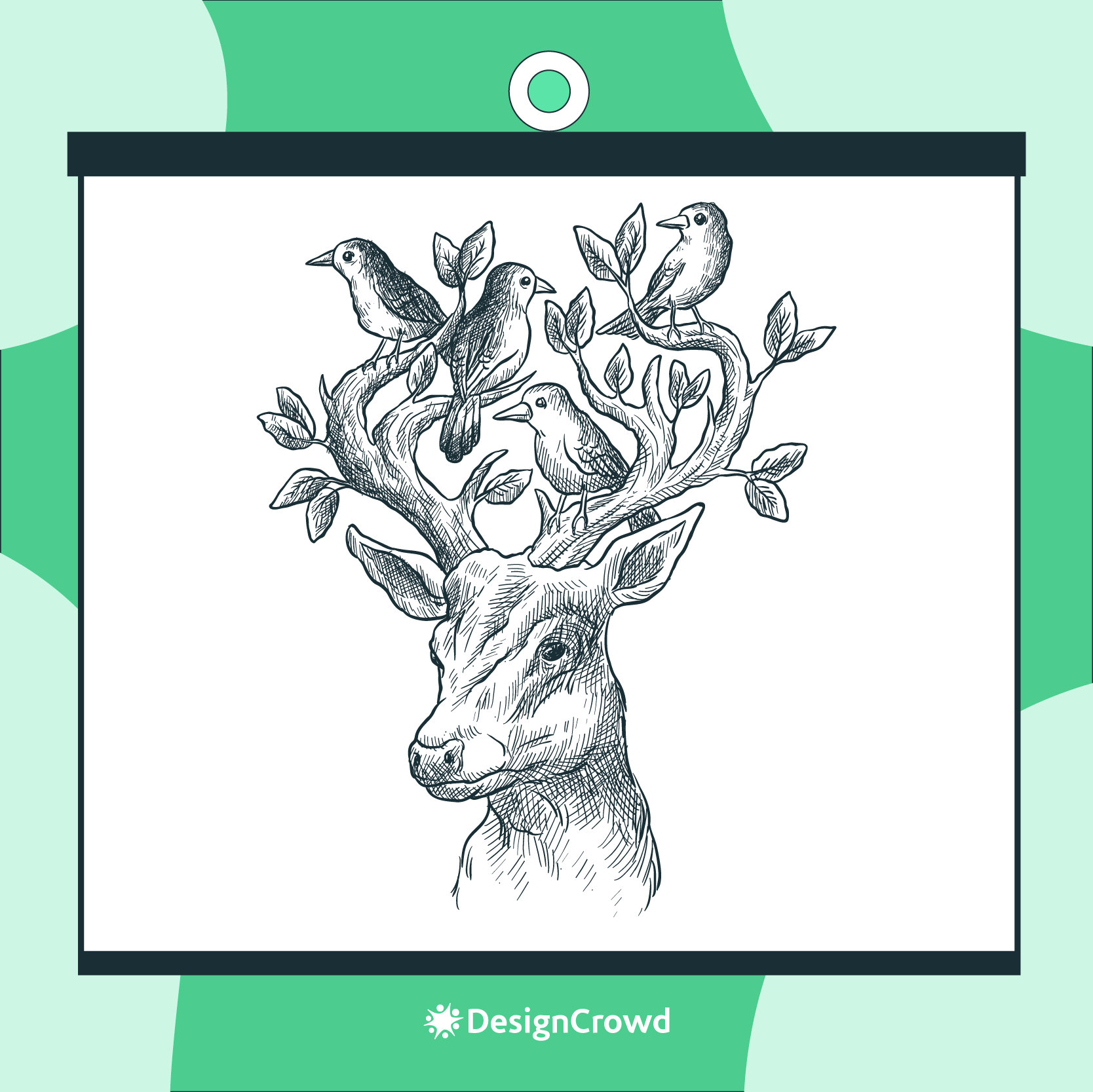 the-image-features-decorative-images-of-animals-and-plants-to-add-life-to-a-presentation