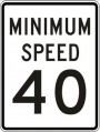 minimum speed