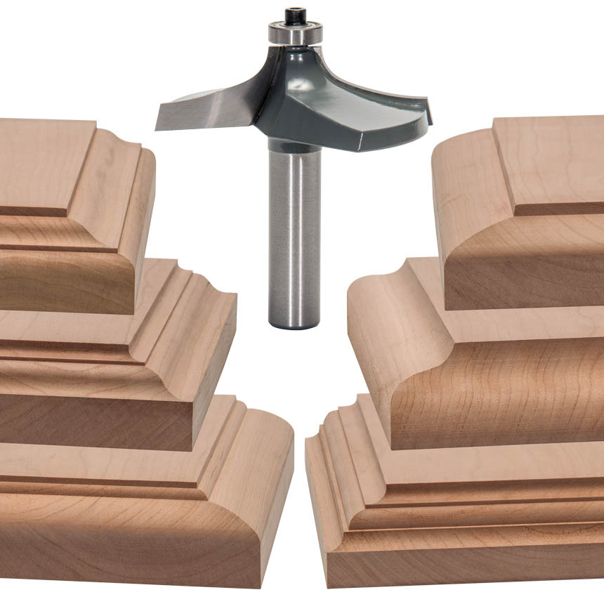 MLCS Table Edge Router Bit Profiles Thumbnail, Ogee