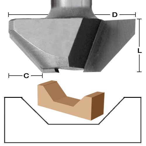 VGroove Router Bits Face Frame Joining MLCS Woodworking