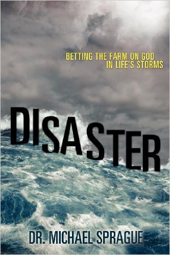 Book cover with image of stormy waves and dark sky