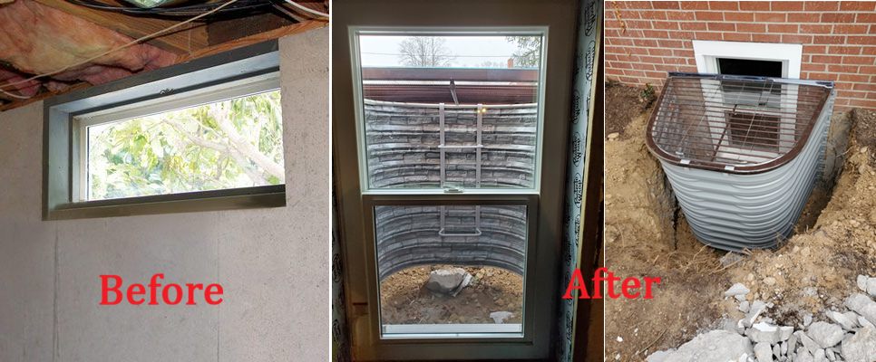 From Small Basement Window to Code-Compliant Egress