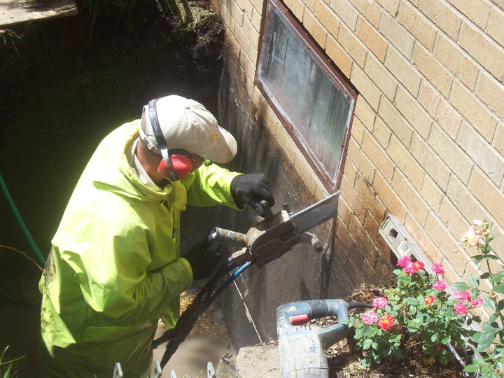 Cutting the Opening in Your Foundation for an Egress Window
