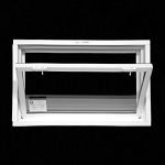 Premier Vinyl Basement Window - Hopper - Non-Egress Premier Vinyl Basement Window - Hopper - Non-Egress