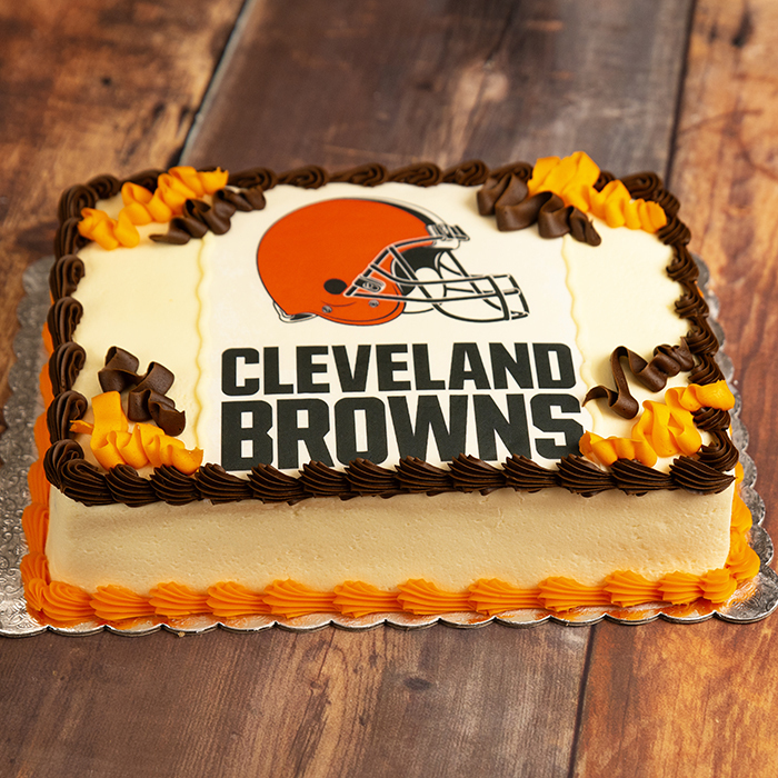 NFL Browns Image Quarter Sheet, NFL Cleveland Browns Edible Image