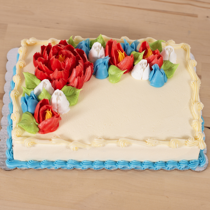 Floral FantasyQuarter Sheet, Floral Fantasy elé Cake Co.