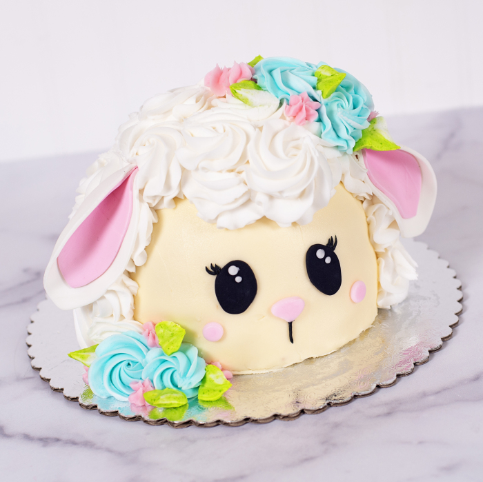Spring Lamb Cake, Spring Lamb Cake elé Cake Co.
