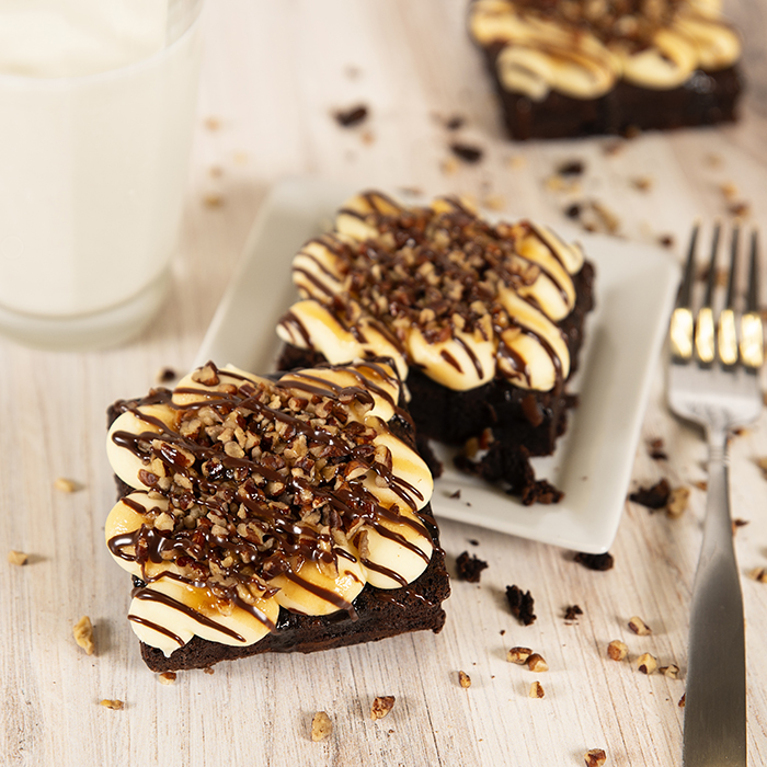 Turtle Brownie, Brownies elé Cake Co.