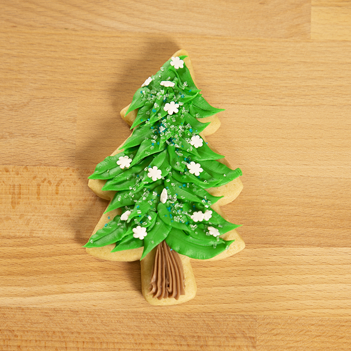 Pine Tree CutOut Cookie, Christmas Cookies elé Cake Co.