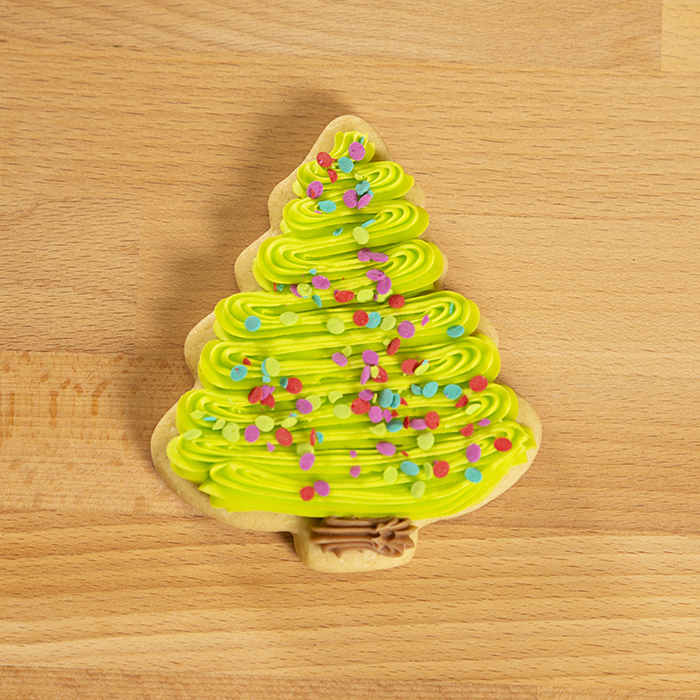 Simple Christmas Tree CutOut Cookie, Christmas Cookies elé Cake Co.