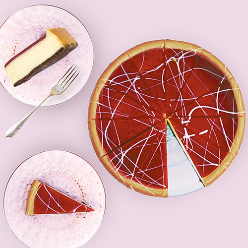 White Chocolate Raspberry Cheesecake