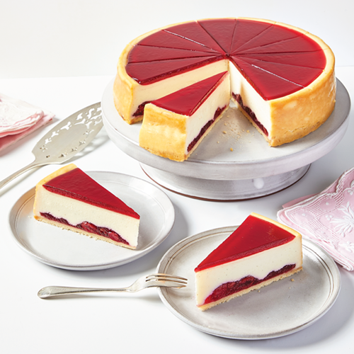Cherry Vanilla Bean Cheesecake