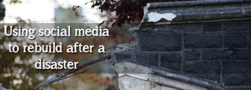 Social Media to help communities rebuild after disaster